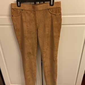 Women's Tan Corduroy Leggings